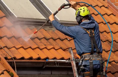 Démoussage et hydrofuge de toiture à Arlebosc